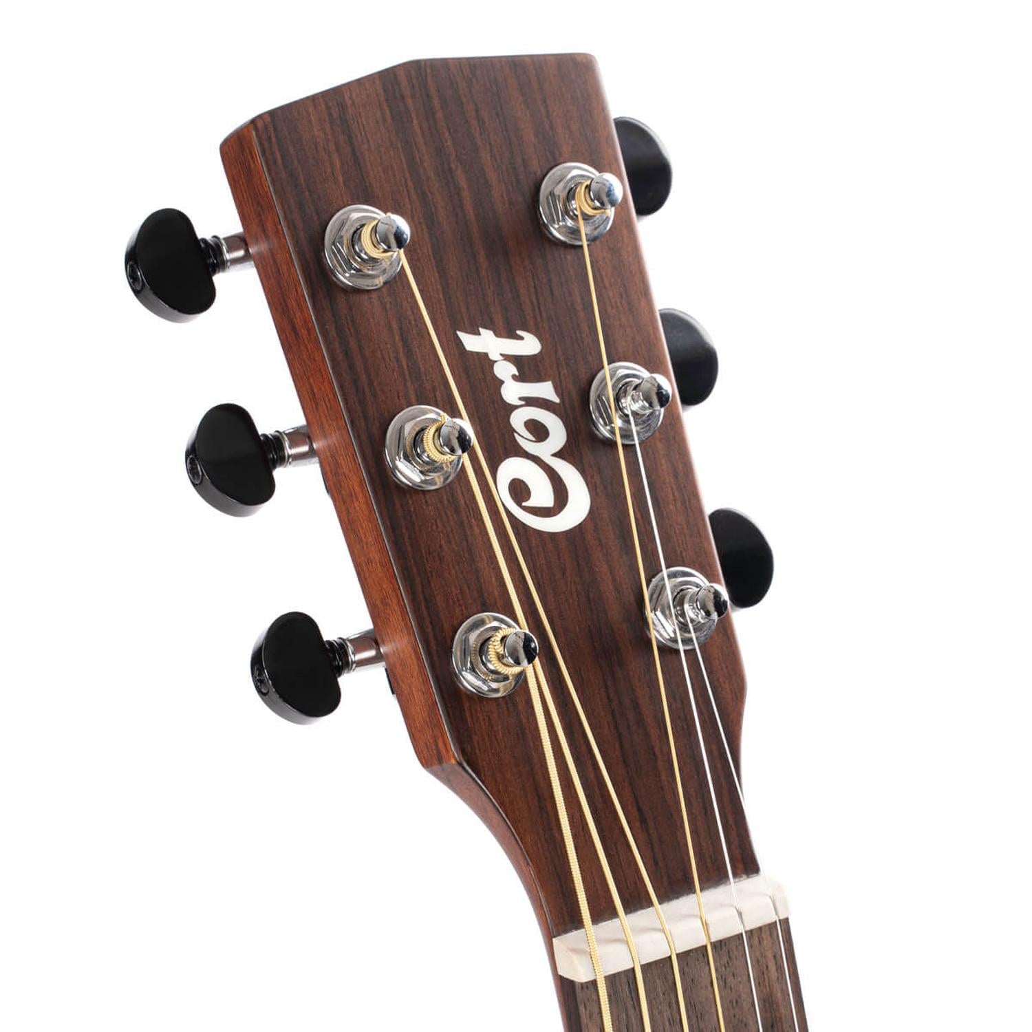 Cort Acoustic Guitars Open Pore Cort Earth Mini 6 String Acoustic Guitar with Bag