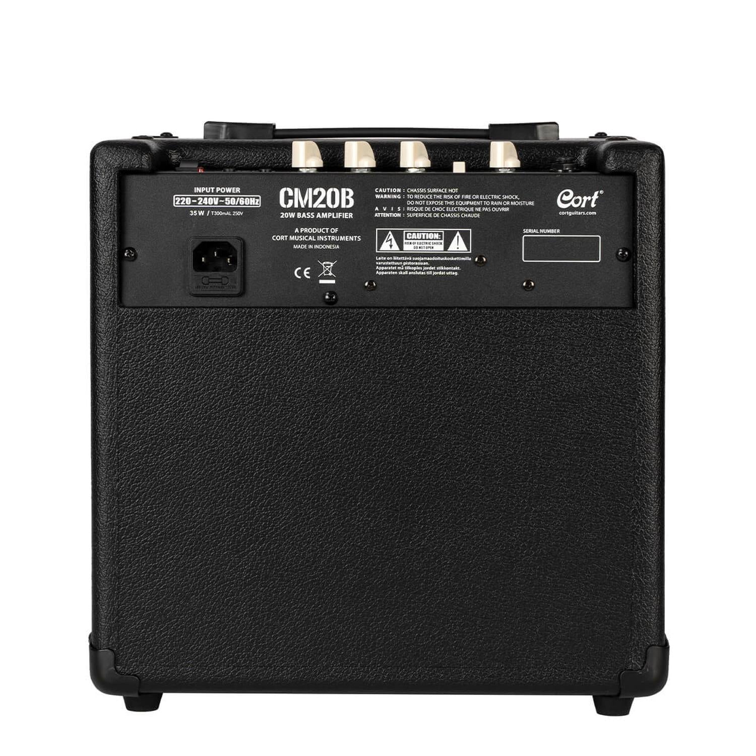 Cort Bass Combo Amplifiers Cort CM20B 20 Watt Combo Bass Amplifiers