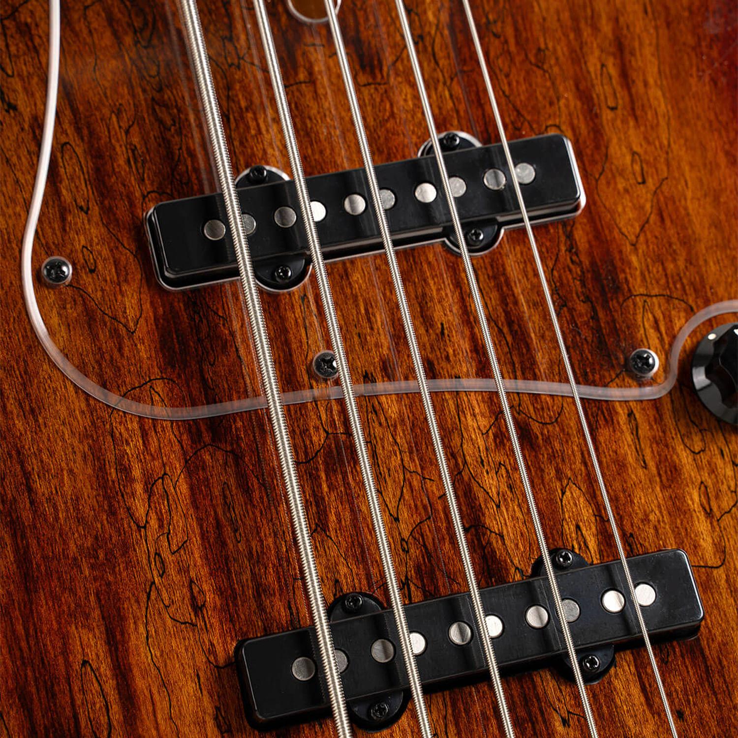 Cort Bass Guitars Antique Brown Burst Cort GB-Fusion 5 5 String Bass Guitar with Gig Bag