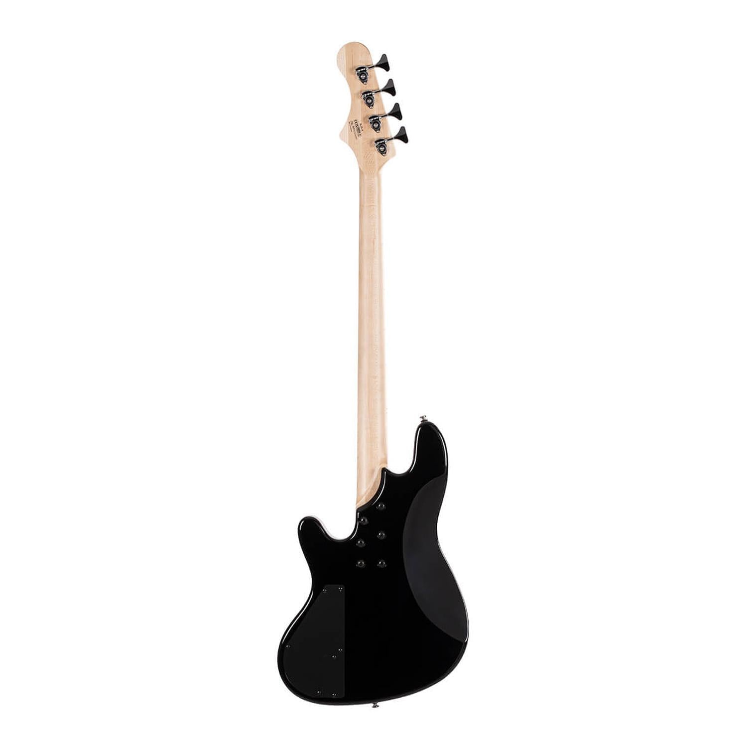 Cort Bass Guitars Black Cort NJS 5 String Bass Guitar with Case