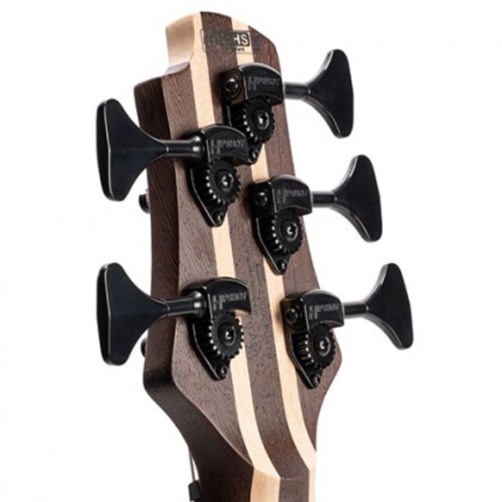 cort bass guitars etched natural black cort a5 ultra ash 5 string bass guitar with case - etched natural black