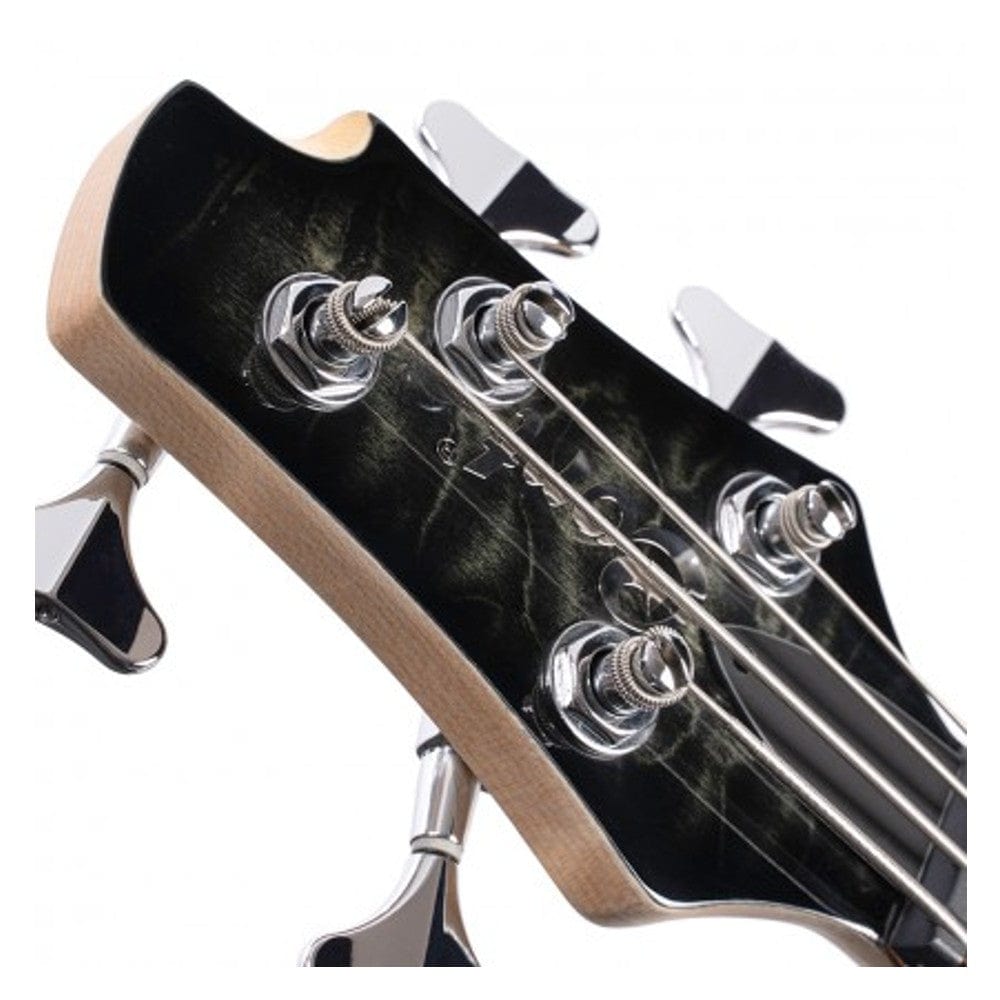 cort bass guitars faded grey burst cort action dlx v plus 5-string bass guitar