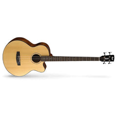 Cort Bass Guitars Natural Cort AB850F Jumbo Cutaway 4-String Acoustic Bass Guitar