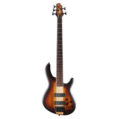 Cort Bass Guitars Open Pore Tabacco Burst Cort C5 Plus ZBMH 5-String Electric Bass Guitar