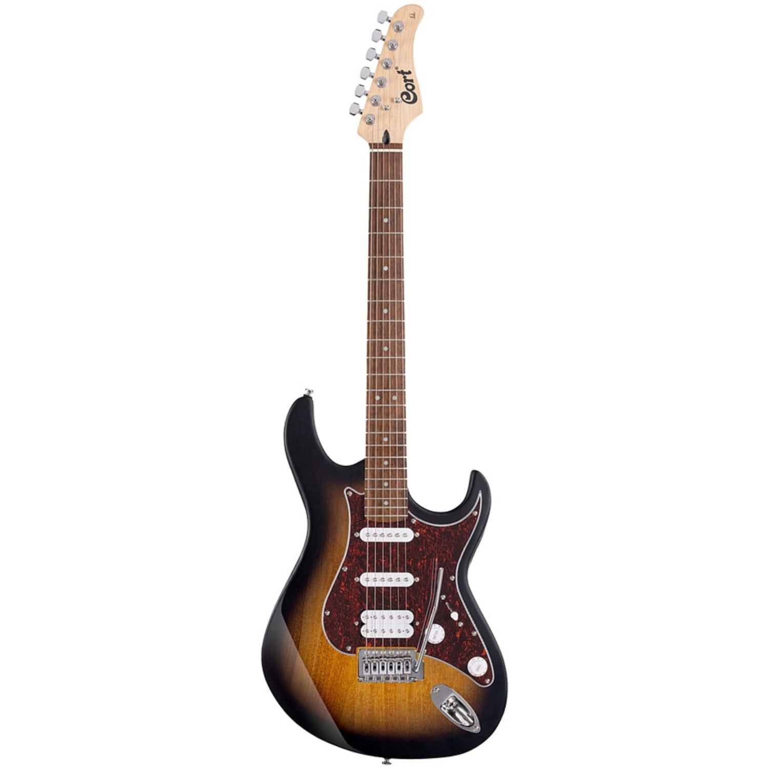 Cort Electric Guitars 2 Tone Sunburst Cort G115SE 6 String Electric Guitar #color_2-tone-sunburst