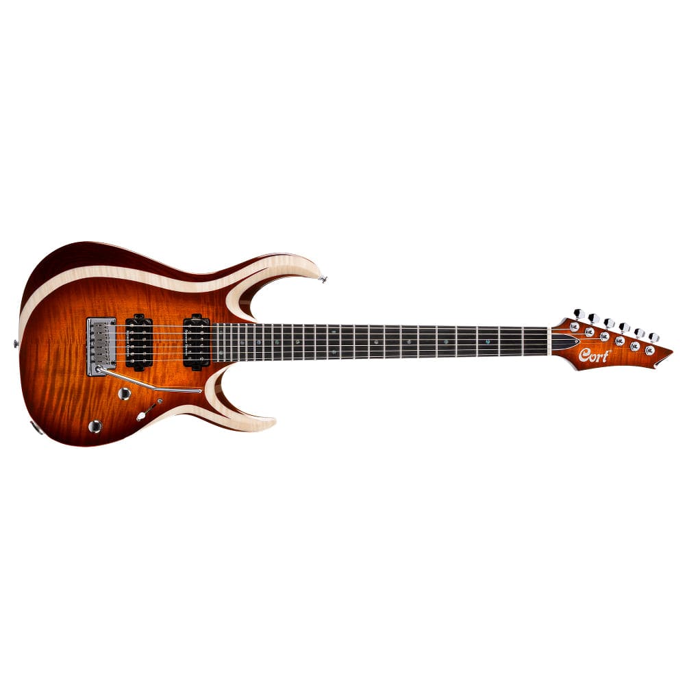 cort electric guitars antique violin burst cort x series x700 duality 6 string electric guitar