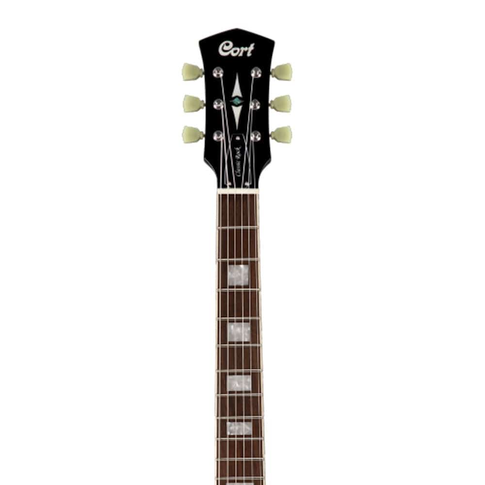 Cort Electric Guitars Bundles Cort CR200 Les Paul Style Electric Guitar with Gigbag, Strap, Pick, Cable, Cloth and Tuner, Ebook