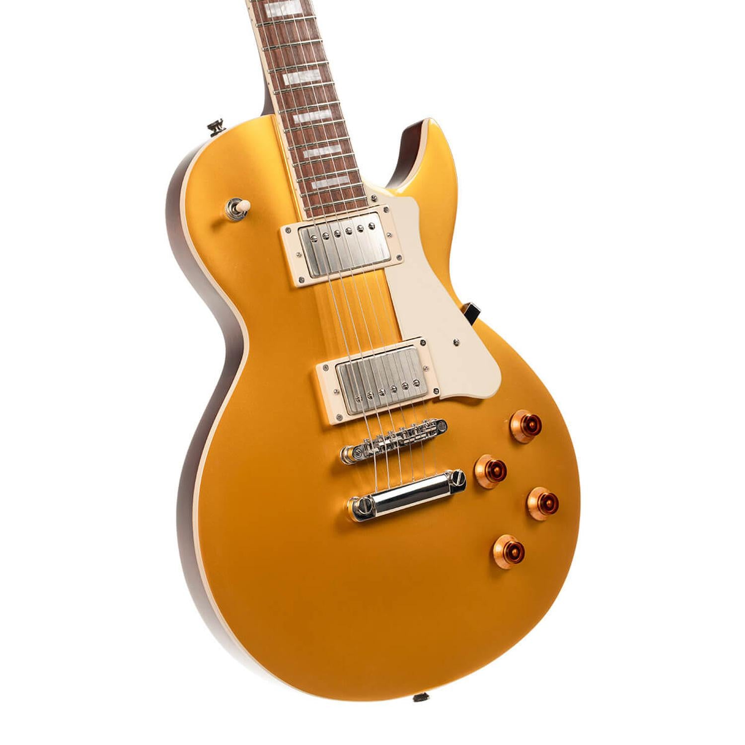 Cort Electric Guitars Cort CR200 Les Paul Style Electric Guitar #title_gold-top