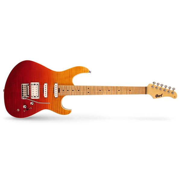 cort electric guitars cort g-ltd 16 electric guitar - java sunset