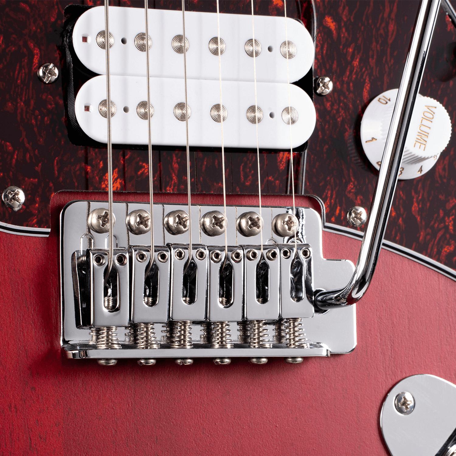 Cort Electric Guitars Cort G Series G110 6 String Electric Guitar #color_open-pore-black-cherry