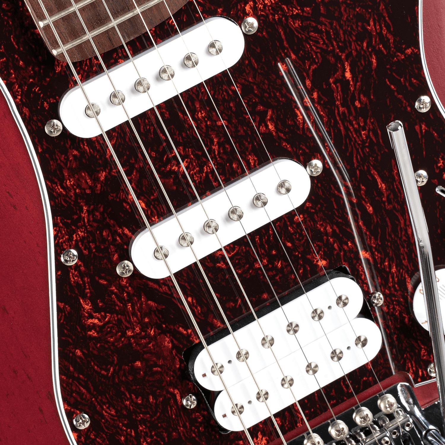 Cort Electric Guitars Cort G Series G110 6 String Electric Guitar #color_open-pore-black-cherry