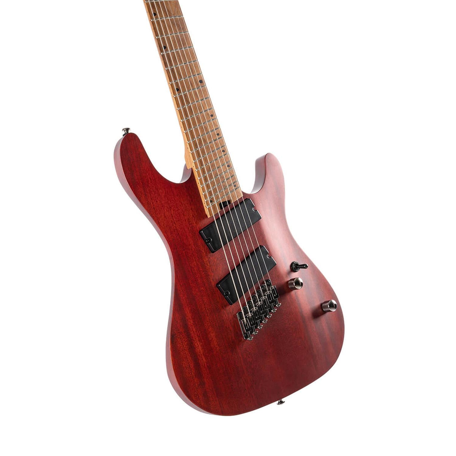Cort Electric Guitars Cort KX Series KX307 Multi Scale 7 String Electric Guitar #color_open-pore-mahogany