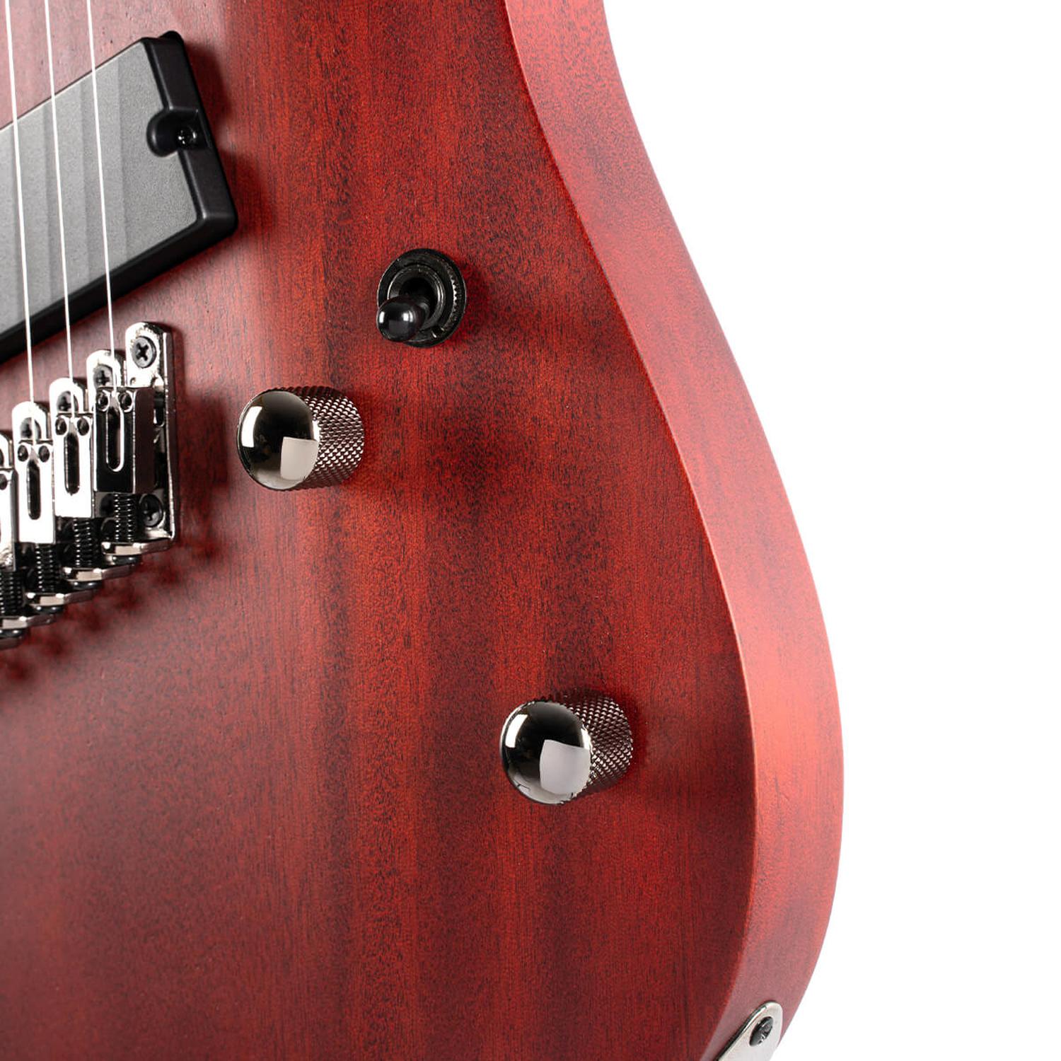 Cort Electric Guitars Cort KX Series KX307 Multi Scale 7 String Electric Guitar #color_open-pore-mahogany