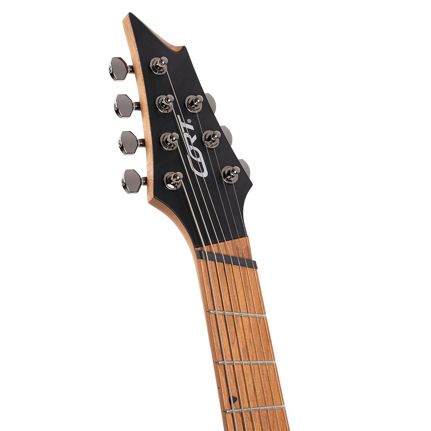Cort Electric Guitars Cort KX Series KX307 Multi Scale 7 String Electric Guitar #color_open-pore-mahogany