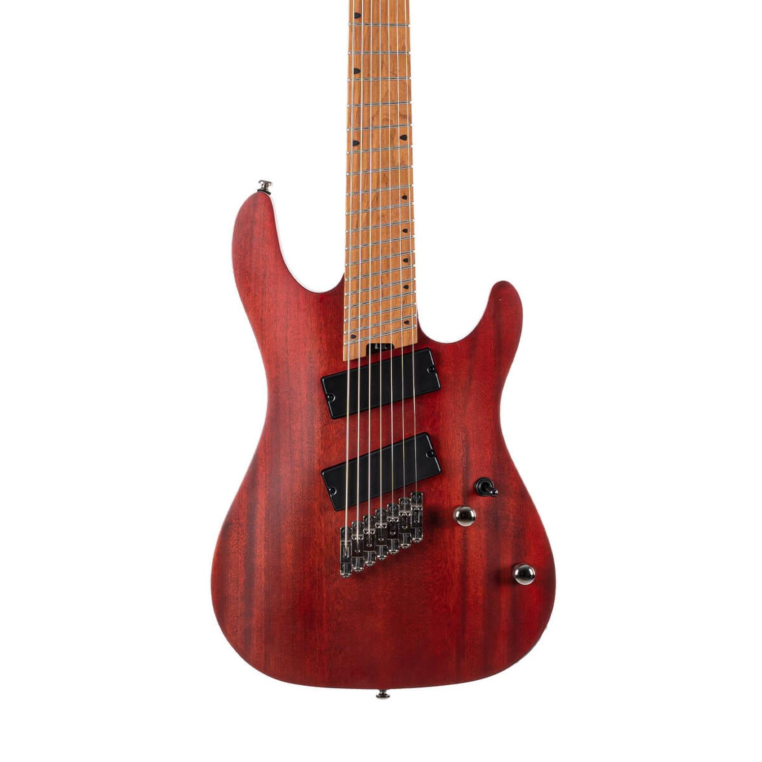 Cort Electric Guitars Cort KX Series KX307 Multi Scale 7 String Electric Guitar #color_open-pore-mahogany