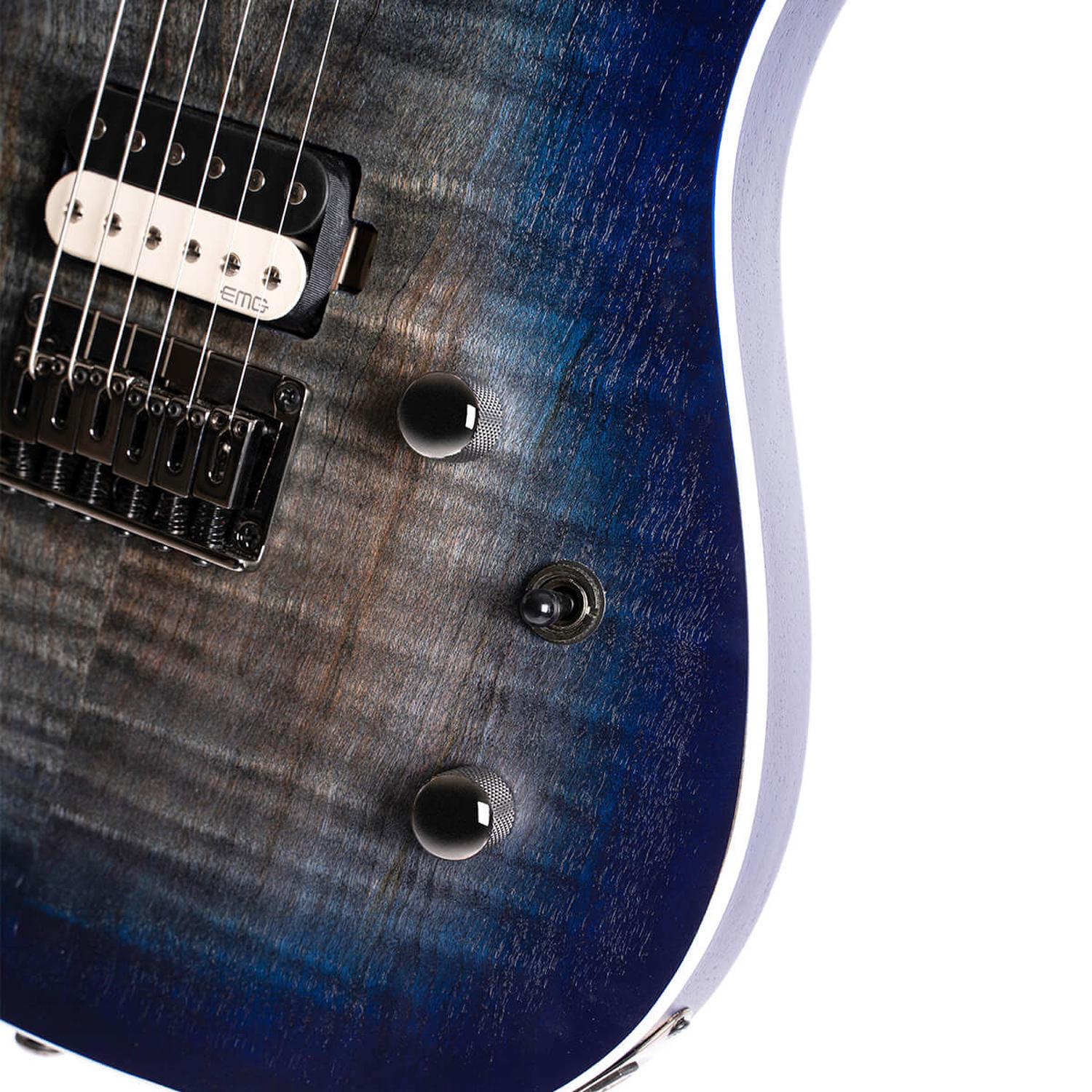 Cort Electric Guitars Cort KX300 KX Series 6 String Electric Guitar #color_open-pore-cobalt-burst