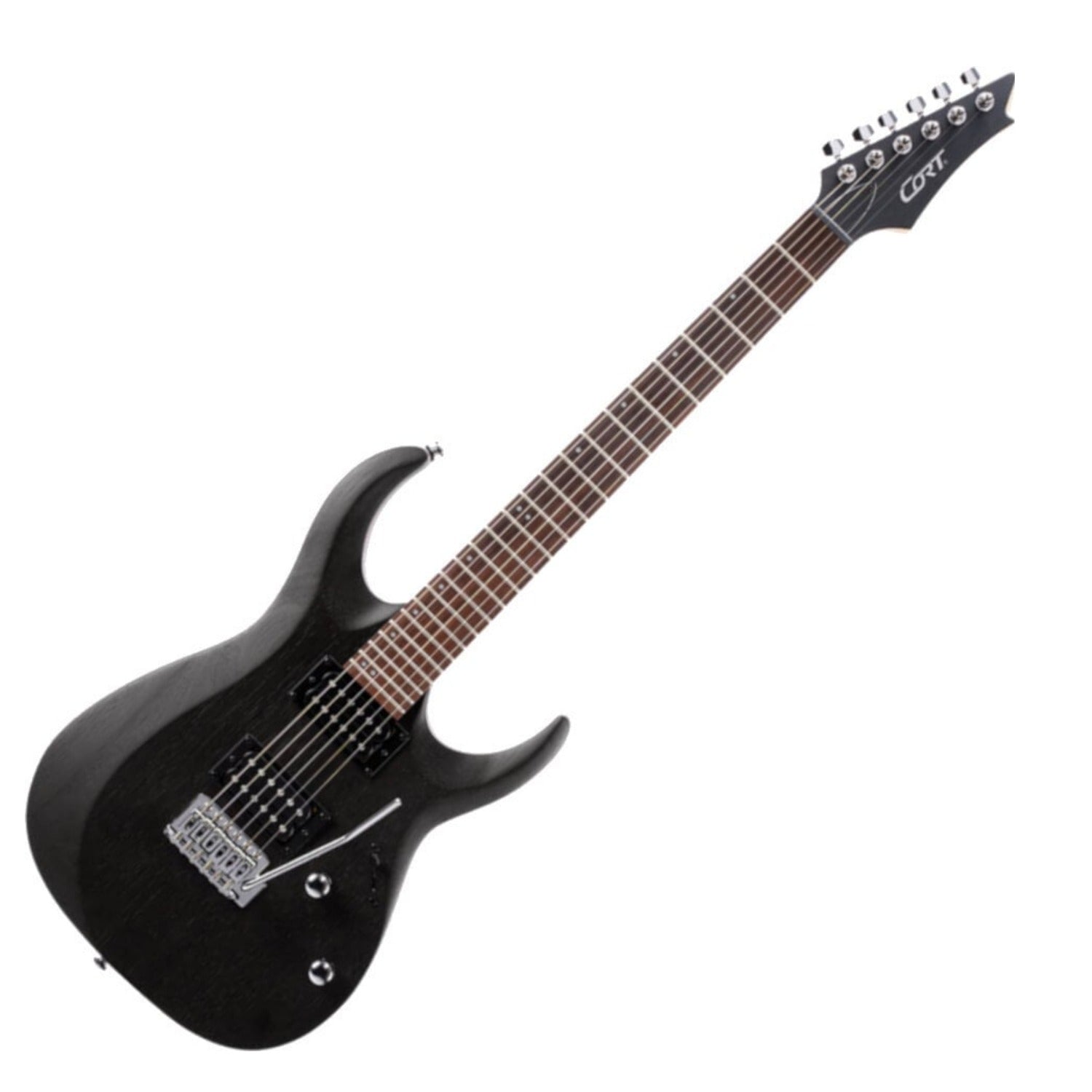 Cort Electric Guitars Cort X100 6-String Electric Guitar#color_open-pore-black,type_single