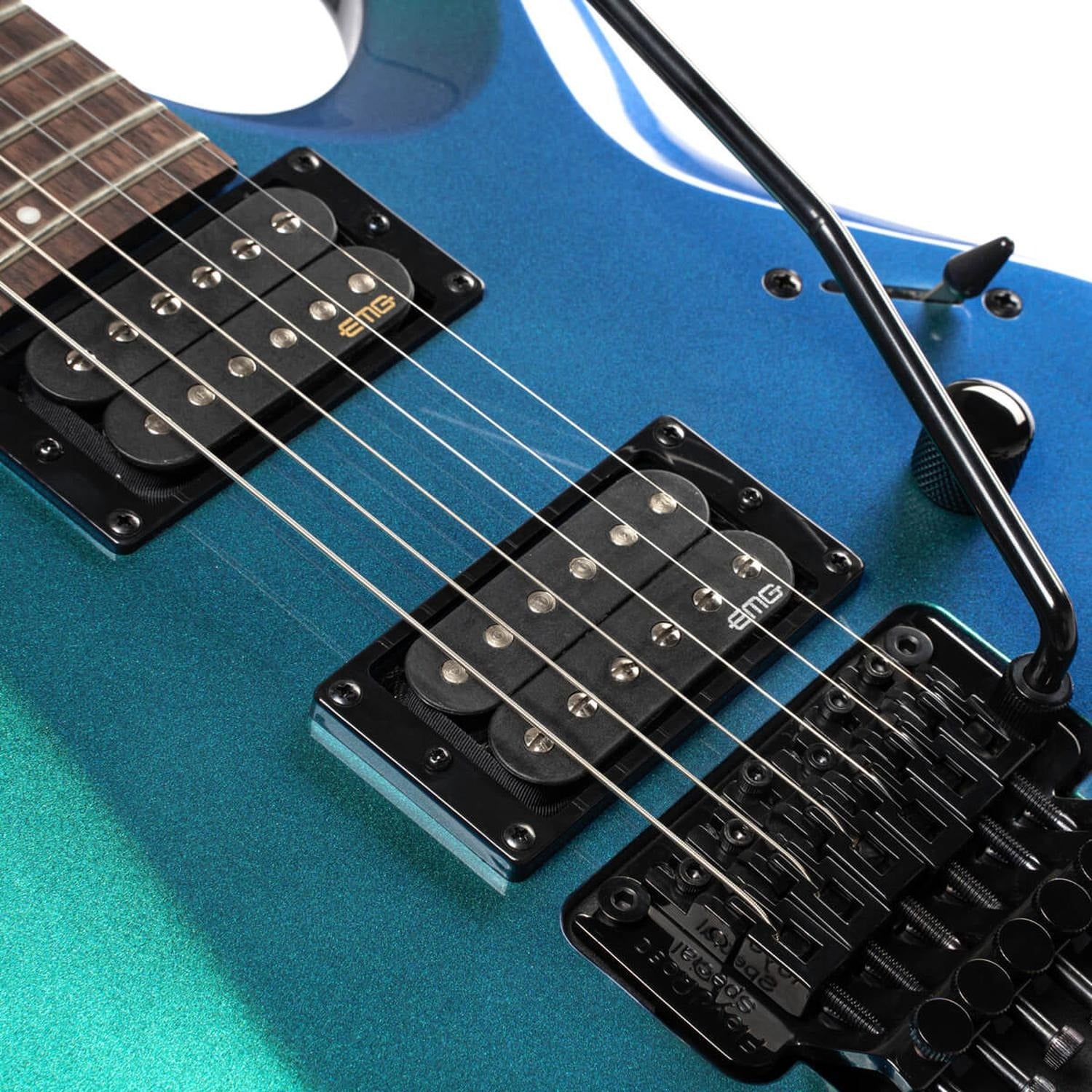 Cort Electric Guitars Cort X300 6 String Electric Guitar #color_flip-blue