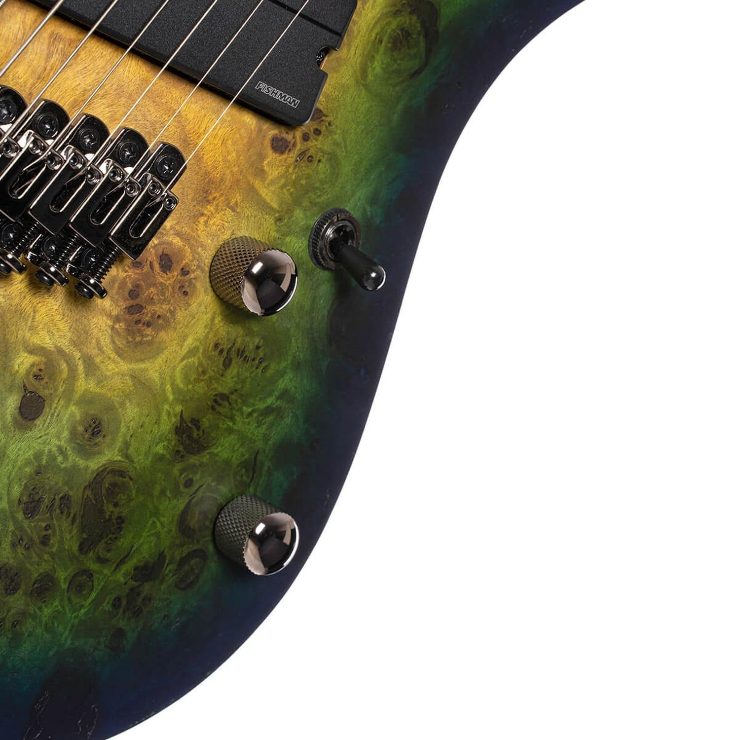Cort Electric Guitars Mariana Blue Burst Cort KX508 Multi Scale II 8 String Electric Guitar