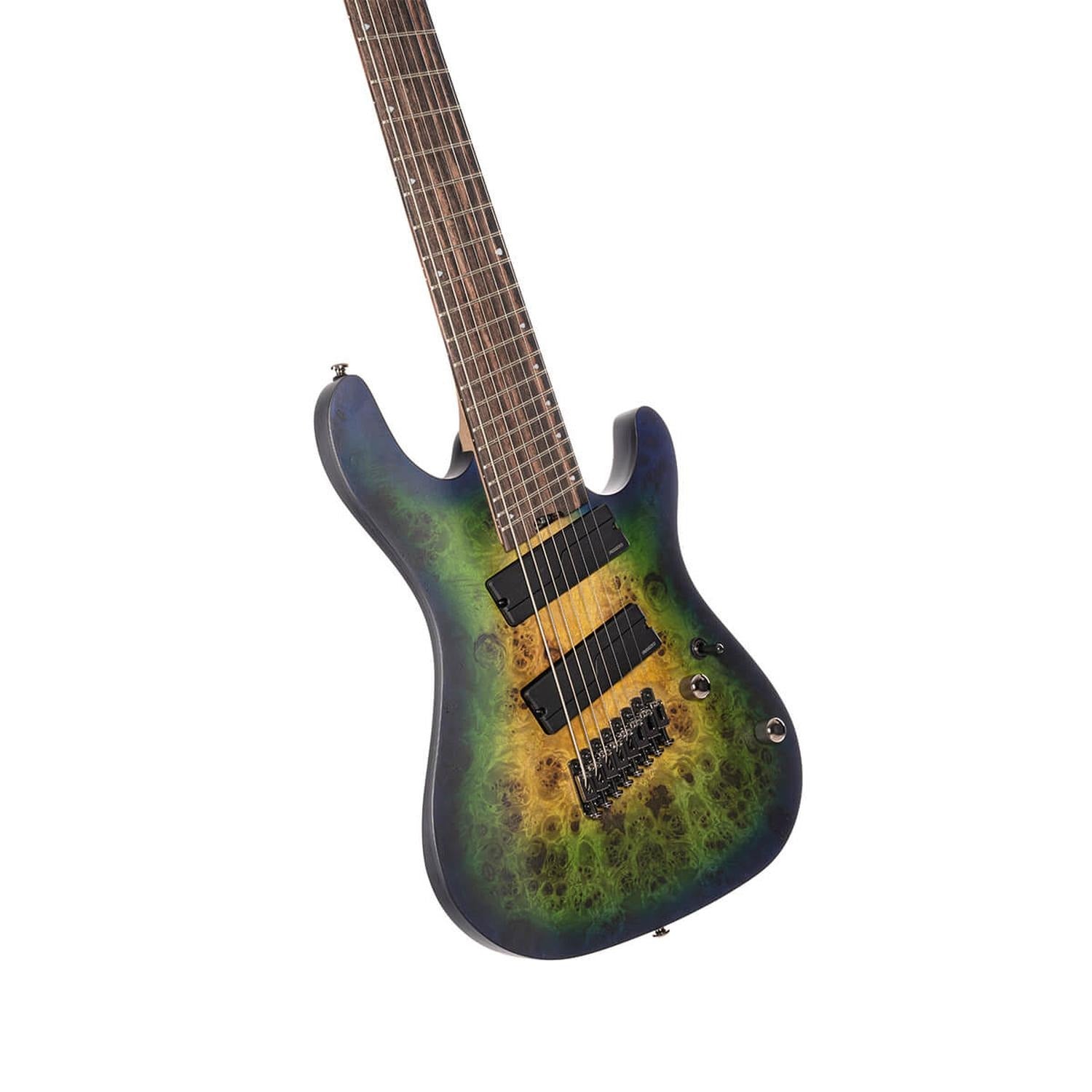Cort Electric Guitars Mariana Blue Burst Cort KX508 Multi Scale II 8 String Electric Guitar