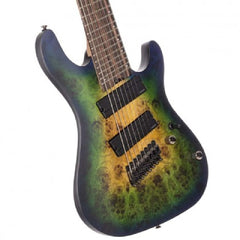 Cort Electric Guitars Mariana Blue Burst Cort KX508 Multi Scale II 8 String Electric Guitar