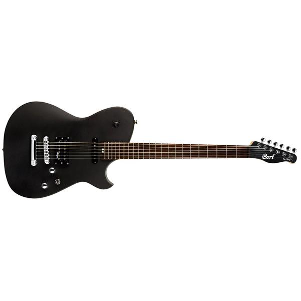 cort electric guitars matt black cort mbc-1 electric guitar #color_matt-black