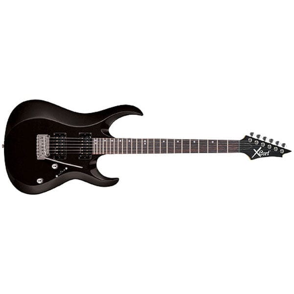 cort electric guitars metallic black cort x4 electric guitar