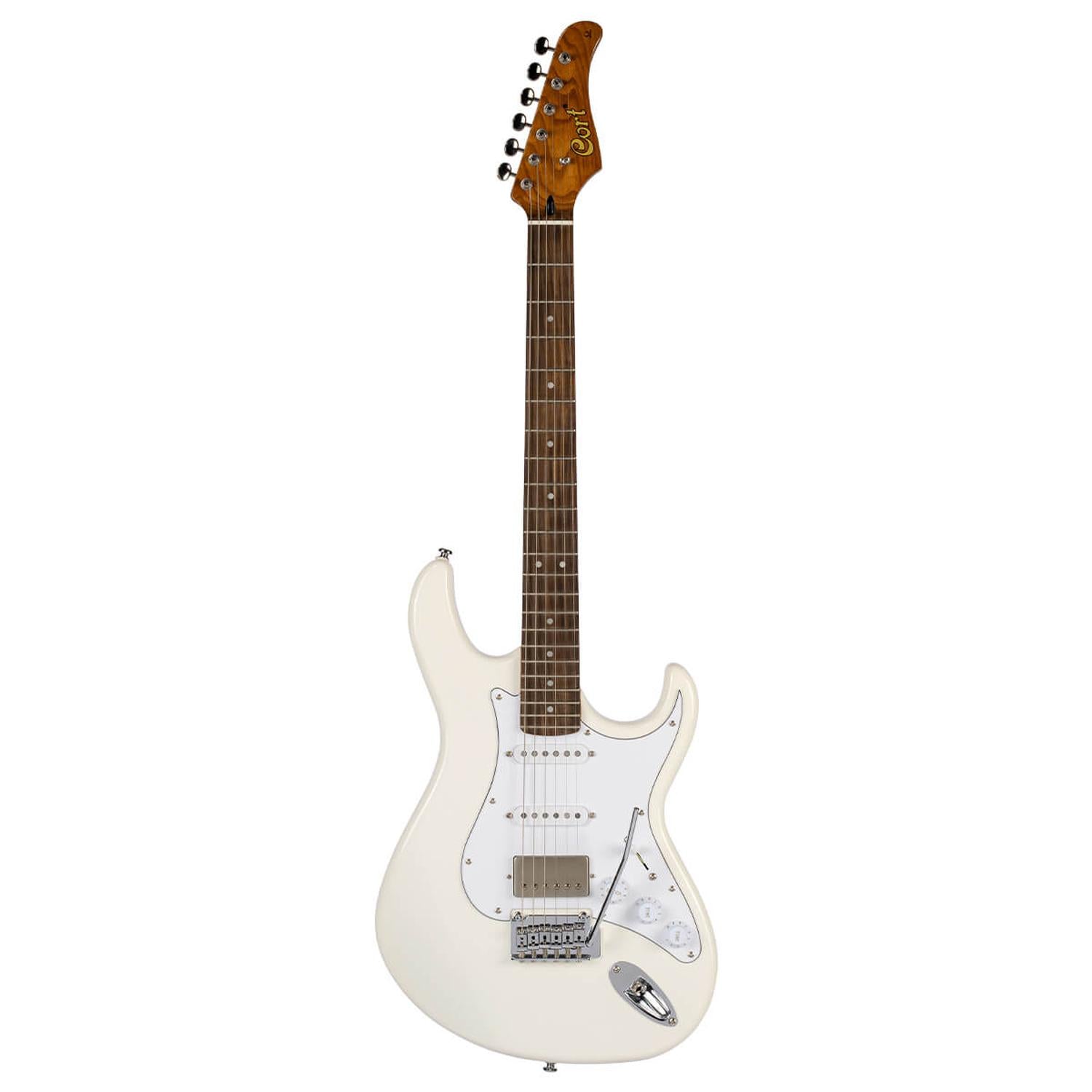 Cort Electric Guitars Olympic White Cort G Series G260CS 6 String Electric Guitar #color_olympic-white
