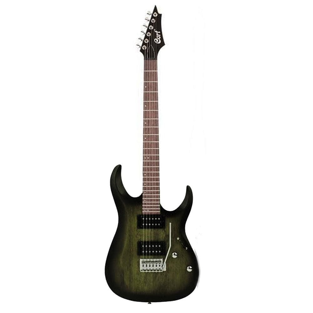 cort electric guitars open pore black burst / single cort x100 6-string electric guitar #color_open-pore-black-burst,type_single