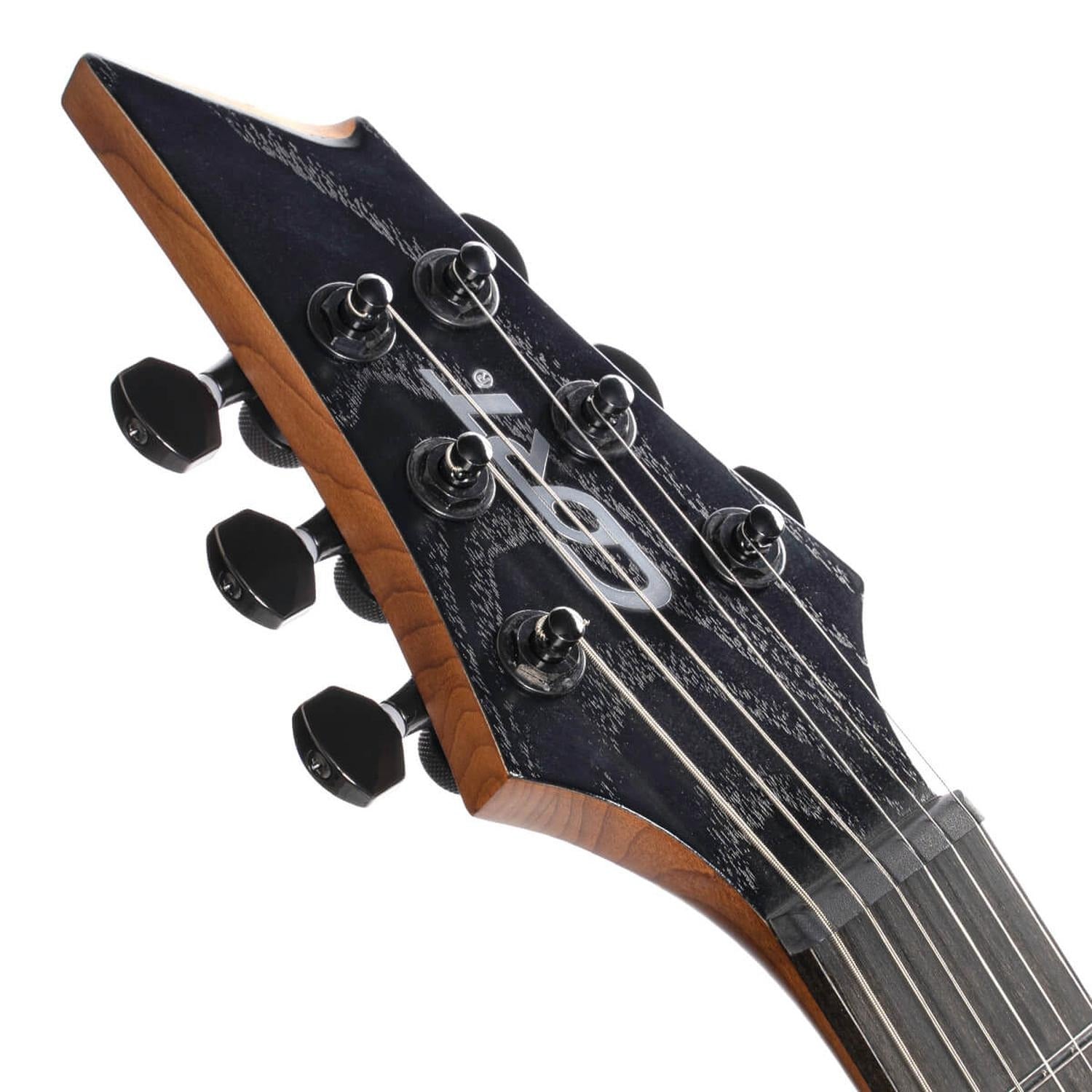 Cort Electric Guitars Open Pore Black Cort KX Series KX700 Evertune 6 String Electric Guitar