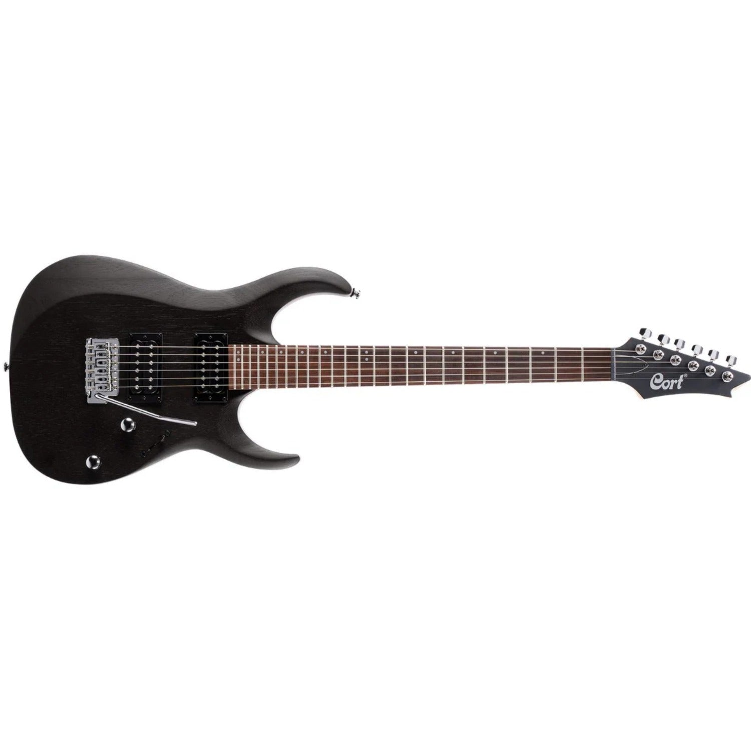 Cort Electric Guitars Open Pore Black / Single Cort X100 6-String Electric Guitar#color_open-pore-black,type_single