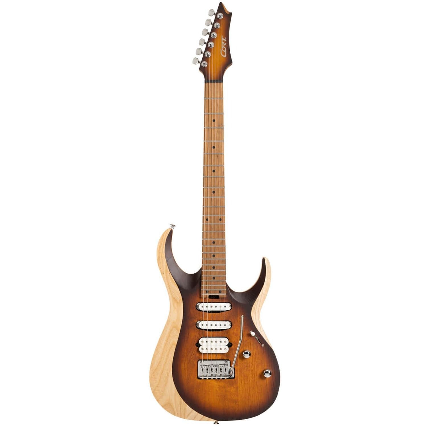 Cort Electric Guitars Open Pore Vintage Burst Cort X700 Triality 6 String Electric Guitar with Gigbag