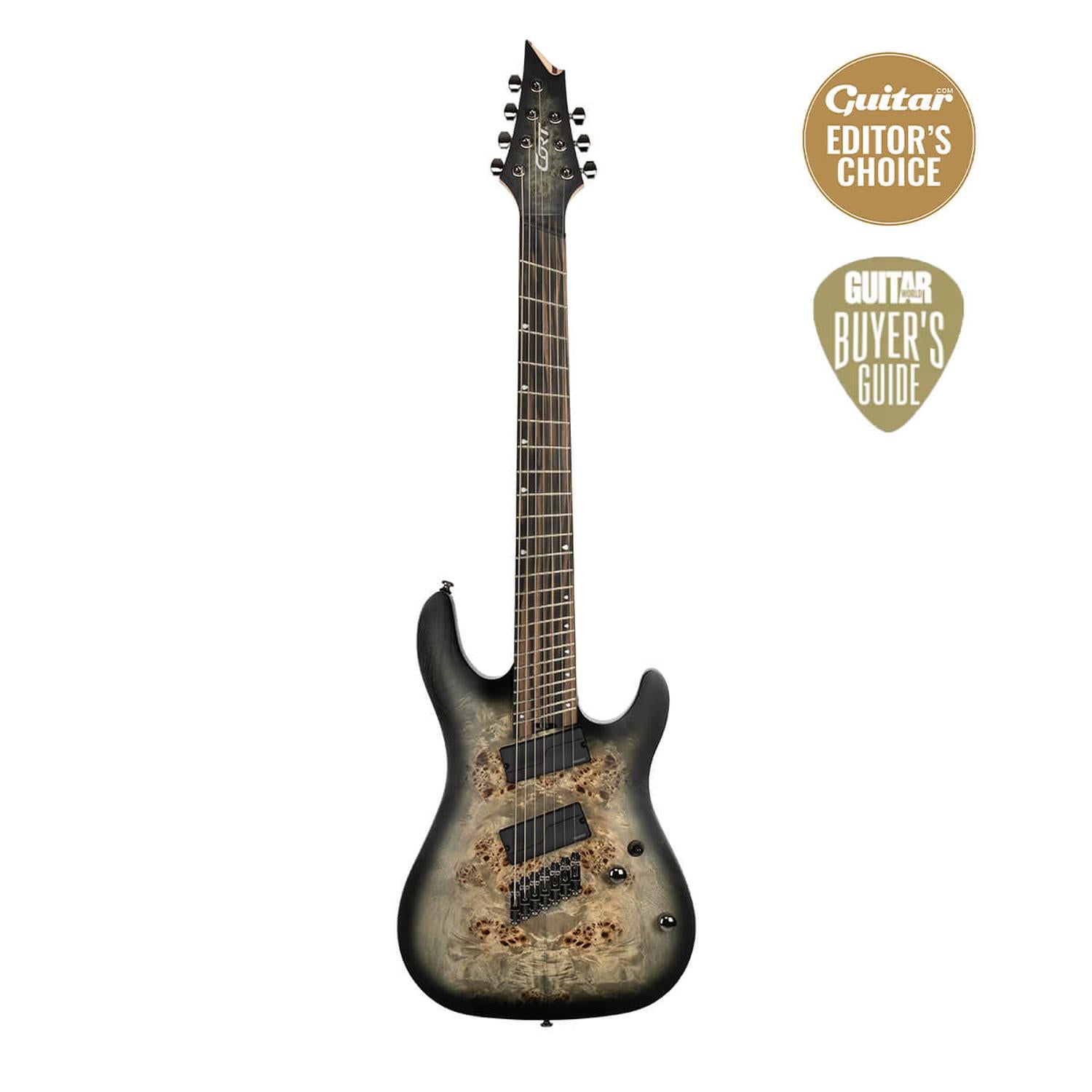 Cort Electric Guitars Star Dust Black Cort KX507MS Multi Scale 7 String Electric Guitar