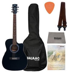 Cort Electro Acoustic Guitar Bundles Open Pore Cort AF500CE Standard Series Open Pore Electro Acoustic Guitar with Gigbag, Strap, Picks, Polishing Cloth & Ebook
