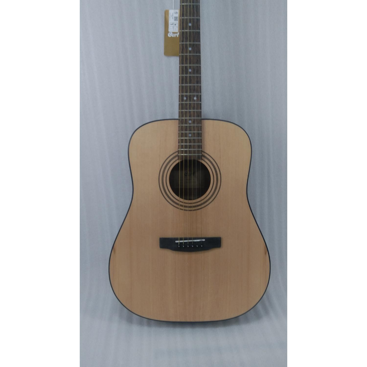 Cort Electro Acoustic Guitars 202501046912 Cort AD810E Dreadnought Electro Acoustic Guitar - Open Pore Natural - Open Box
