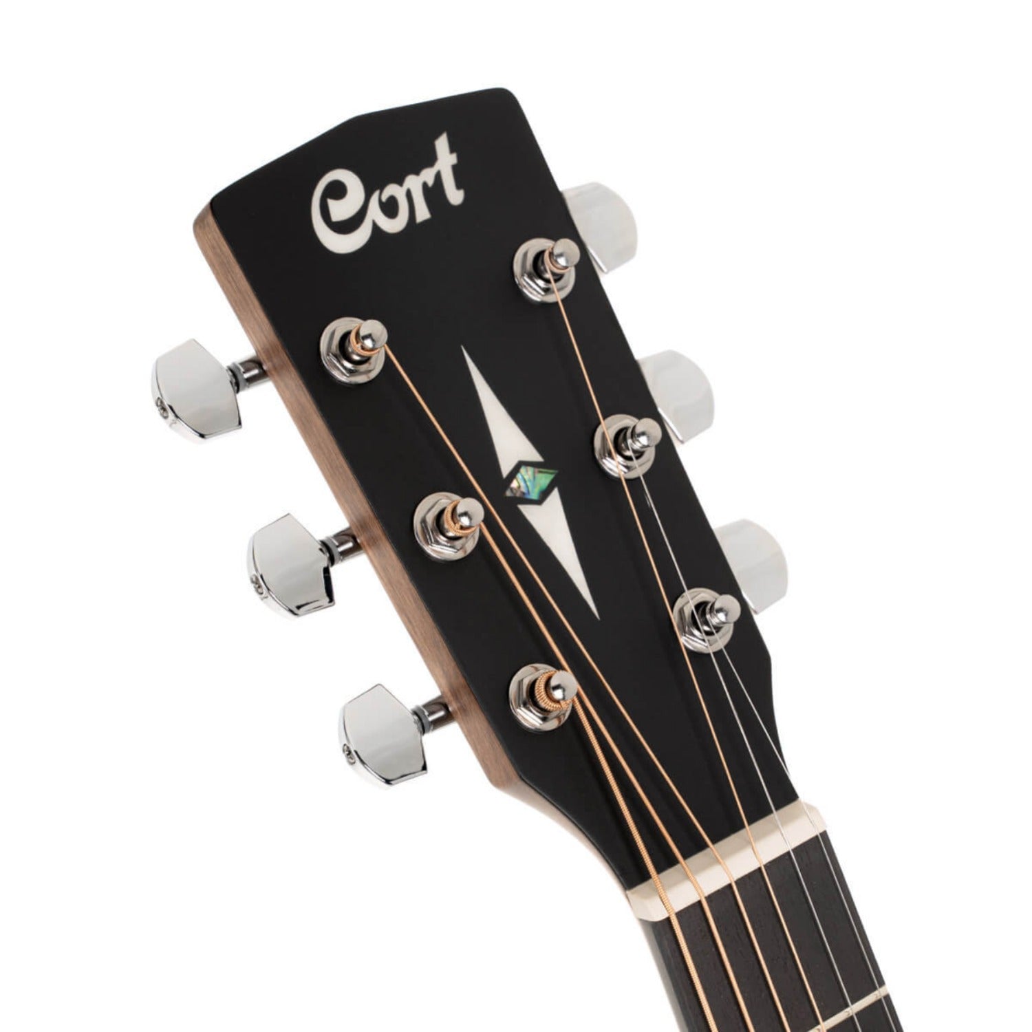 Cort Electro Acoustic Guitars Black Satin Cort L100OCF-CED 6 String Semi Electro Acoustic Guitar