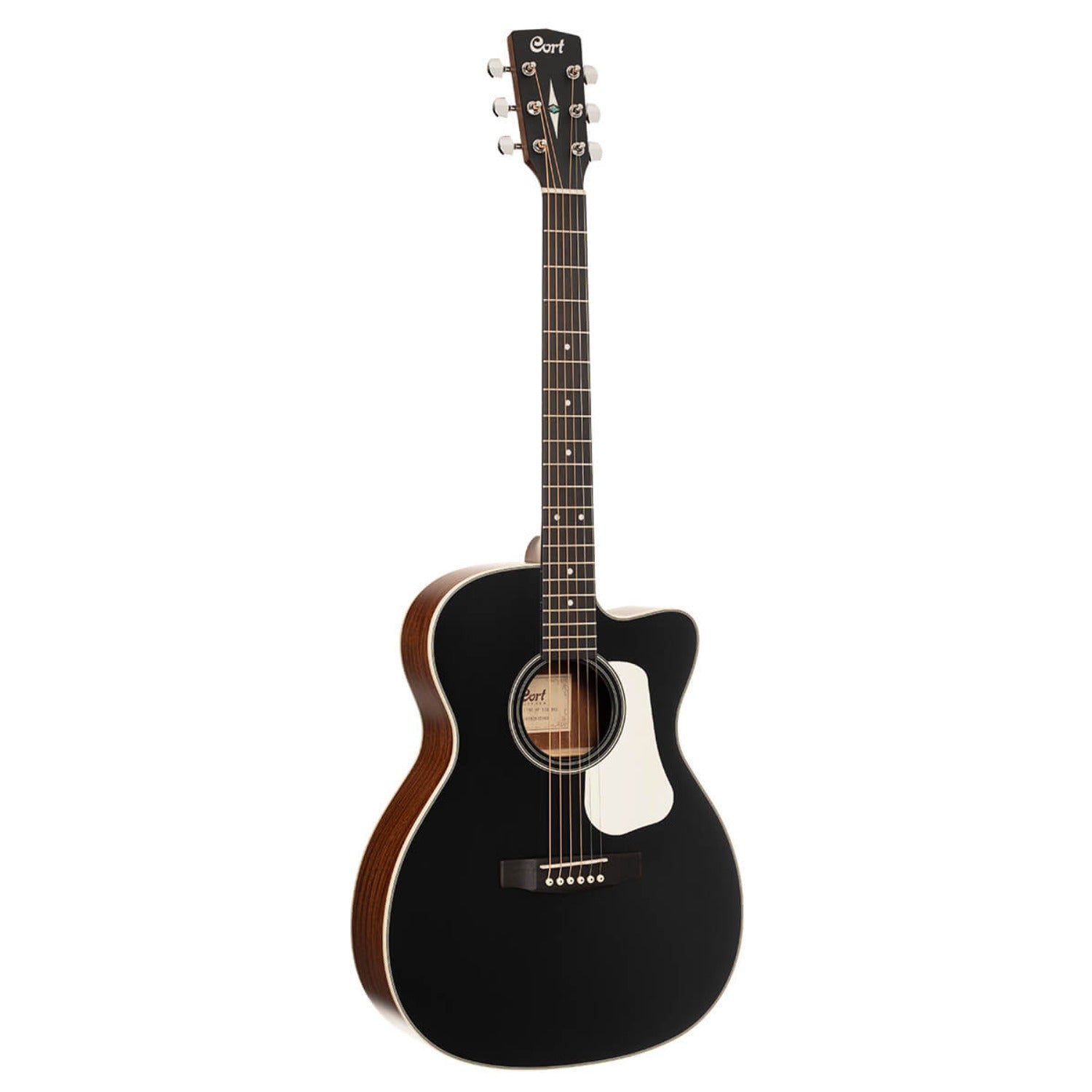 Cort Electro Acoustic Guitars Black Satin Cort L100OCF-CED 6 String Semi Electro Acoustic Guitar
