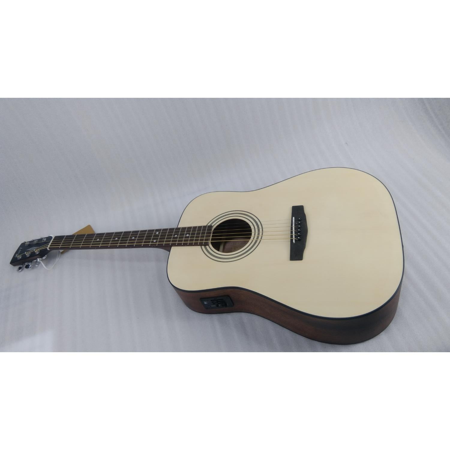 Cort Electro Acoustic Guitars Cort AD810E Dreadnought Electro Acoustic Guitar - Open Pore Natural - Open Box #barcode_202501075371