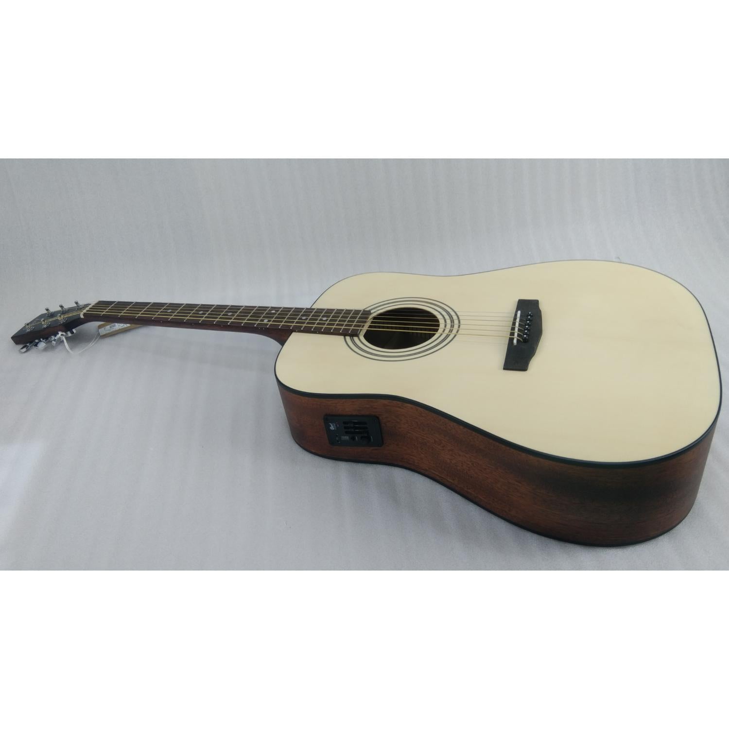 Cort Electro Acoustic Guitars Cort AD810E Dreadnought Electro Acoustic Guitar - Open Pore Natural - Open Box #barcode_202501075371