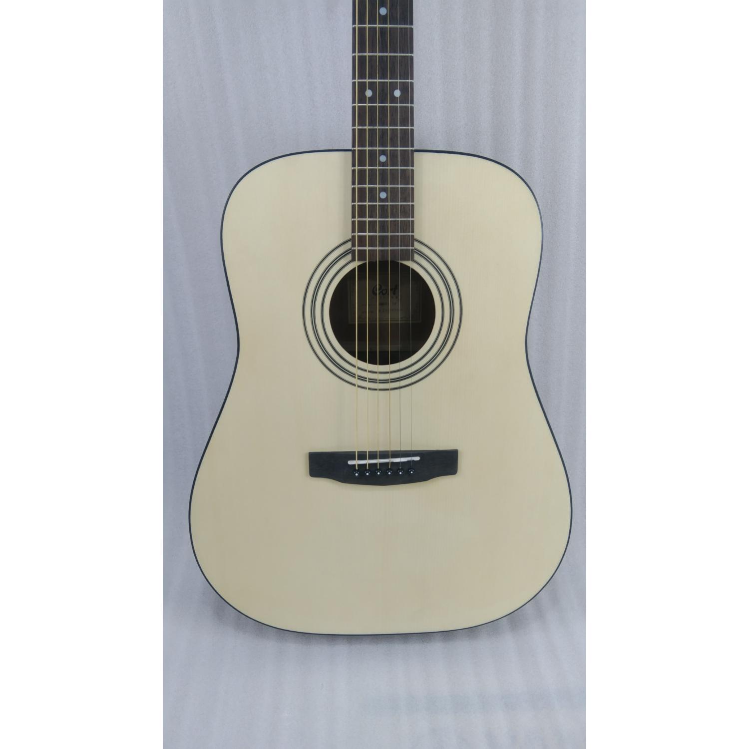 Cort Electro Acoustic Guitars Cort AD810E Dreadnought Electro Acoustic Guitar - Open Pore Natural - Open Box #barcode_202501075371
