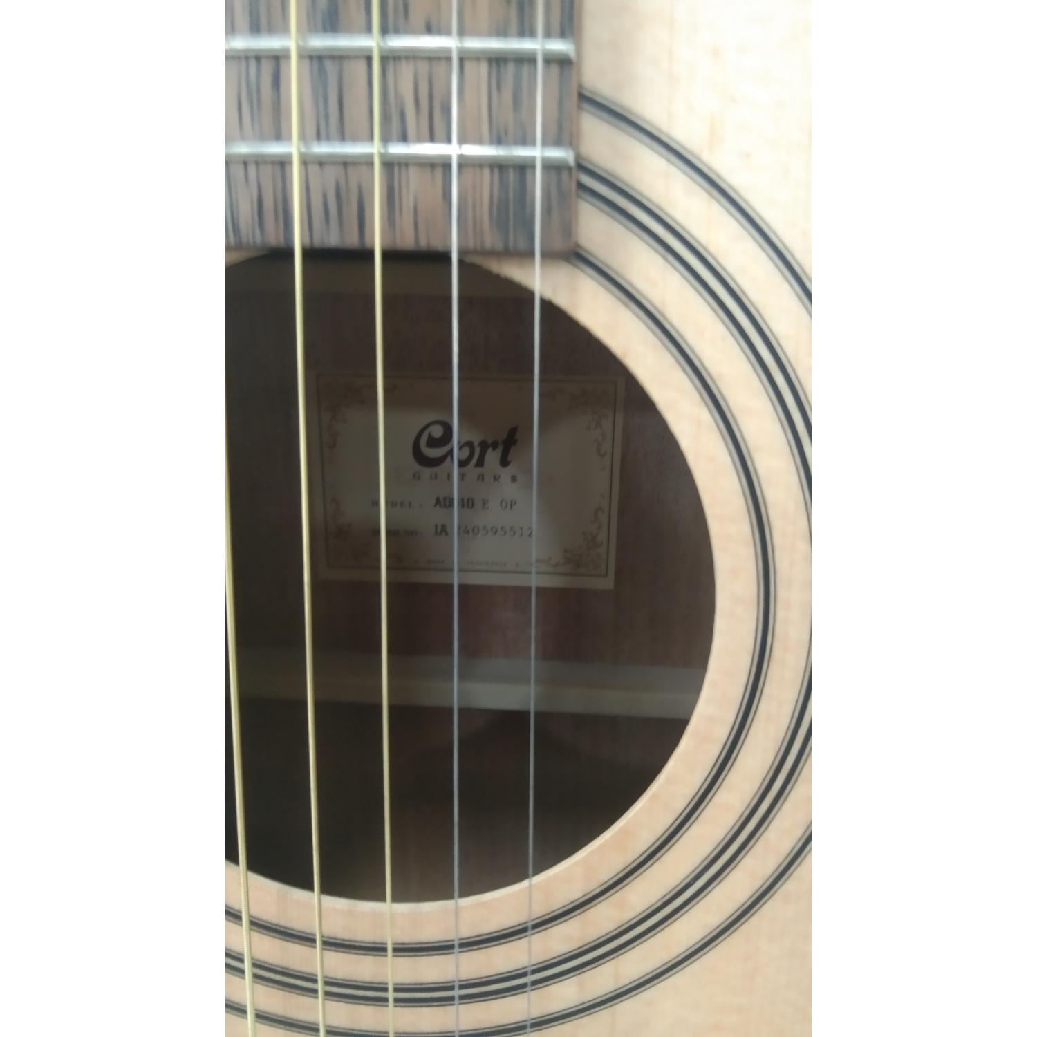 Cort Electro Acoustic Guitars Cort AD810E Dreadnought Electro Acoustic Guitar - Open Pore Natural - Open Box