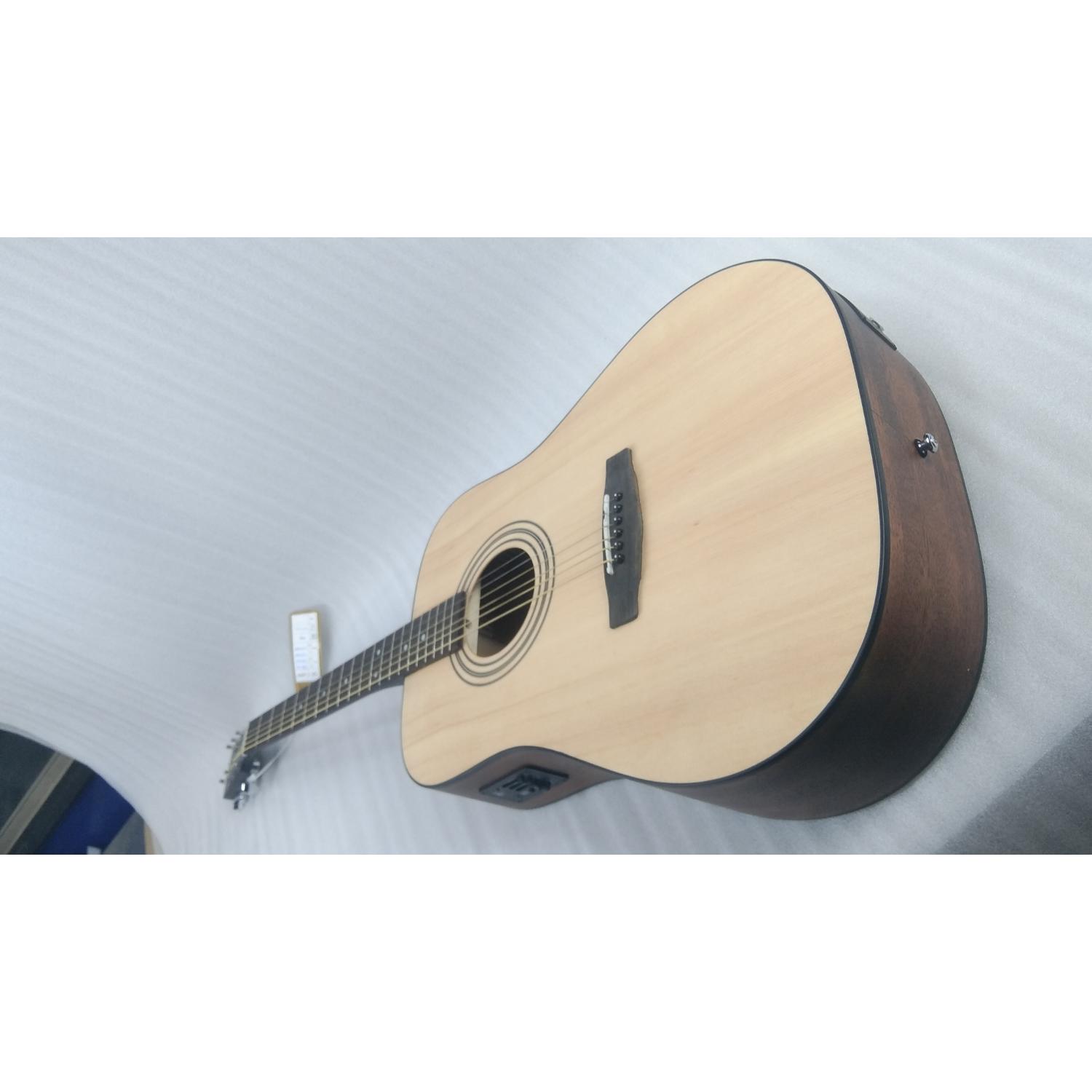 Cort Electro Acoustic Guitars Cort AD810E Dreadnought Electro Acoustic Guitar - Open Pore Natural - Open Box