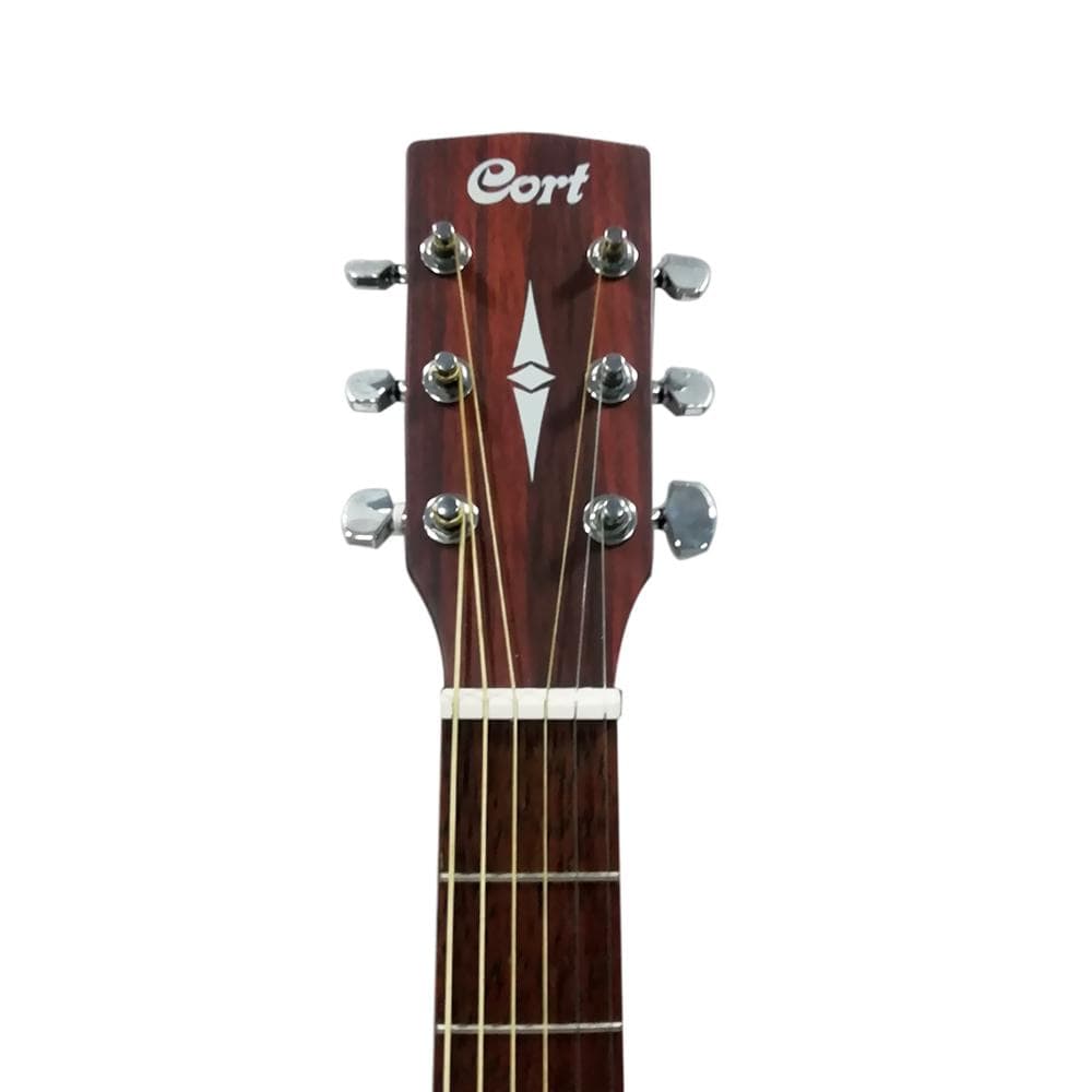 cort electro acoustic guitars cort af 550 solid top 6 string grand concert electro acoustic guitar - open pore