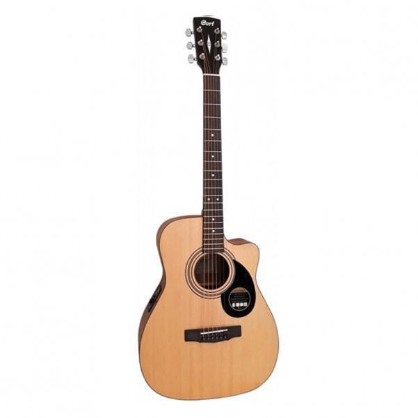 cort electro acoustic guitars cort af515ce 6-string electro acoustic guitar - open pore - open box