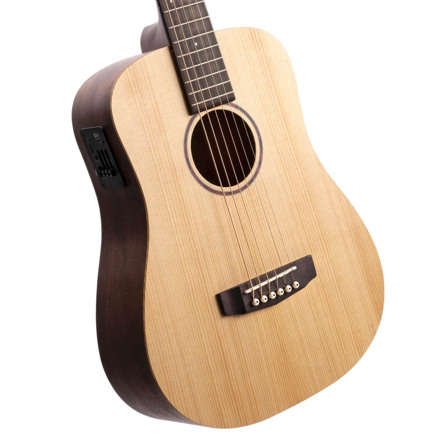 Cort Electro Acoustic Guitars Cort Earth Mini E Adirondack 6 String Electro Acoustic Guitar