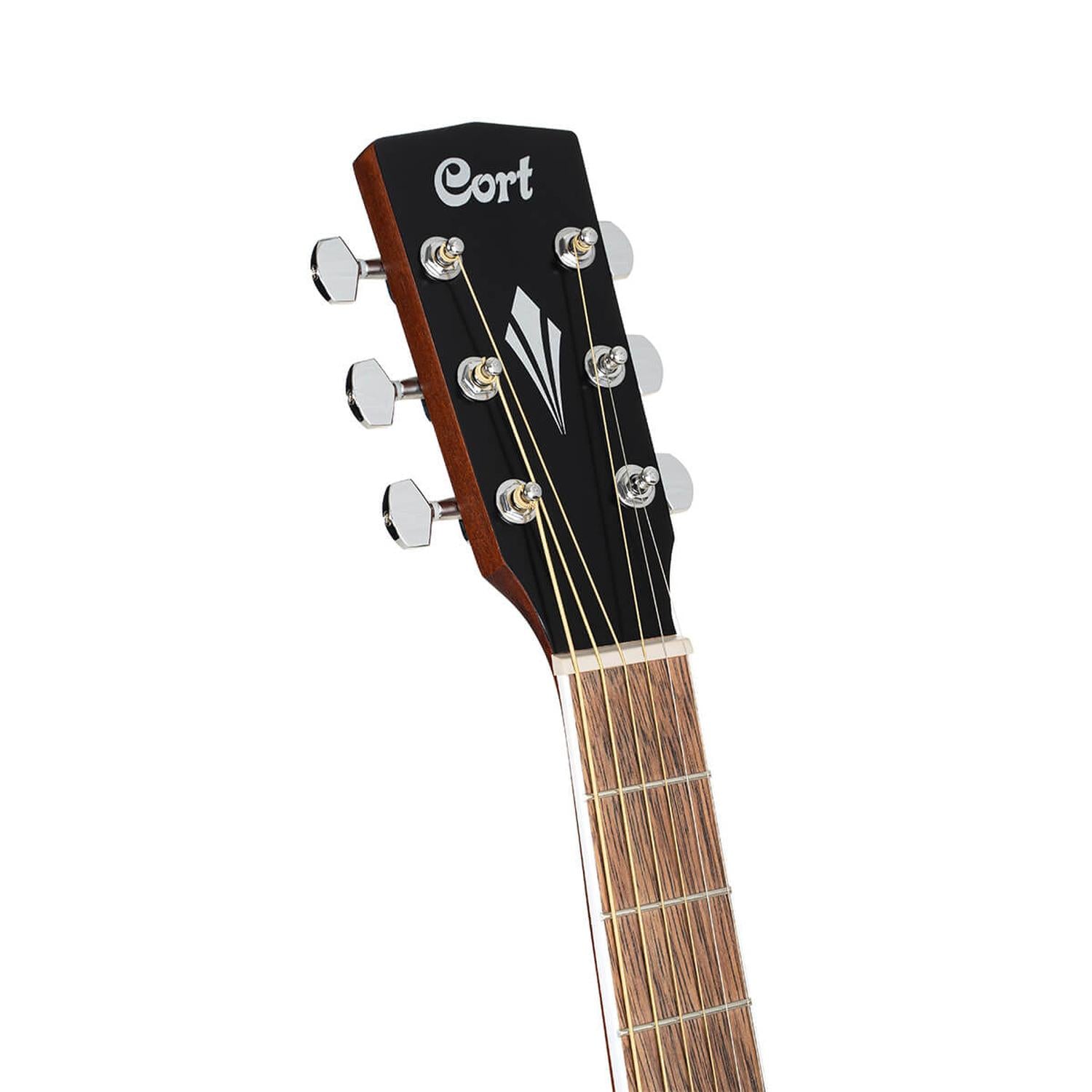 Cort Electro Acoustic Guitars Cort GA-MEDX M-OP 6-Strings Electro Acoustic Guitar with Bag - Open Pore