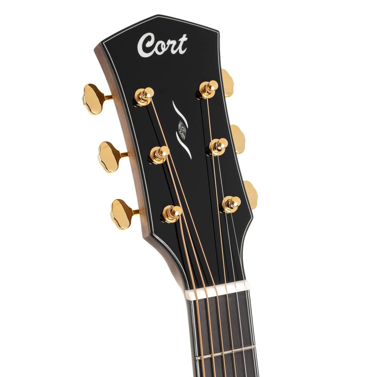 Cort Electro Acoustic Guitars Cort GOLD-DC6 6 String Electro Acoustic Guitar with Case