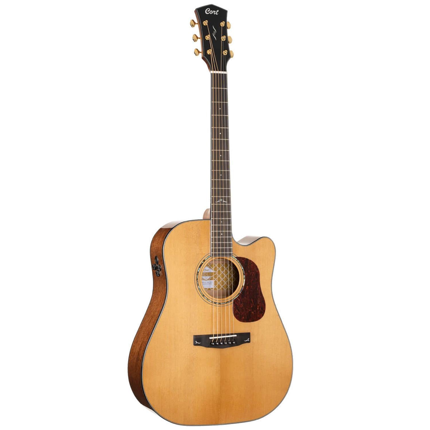 Cort Electro Acoustic Guitars Cort GOLD-DC6 6 String Electro Acoustic Guitar with Case