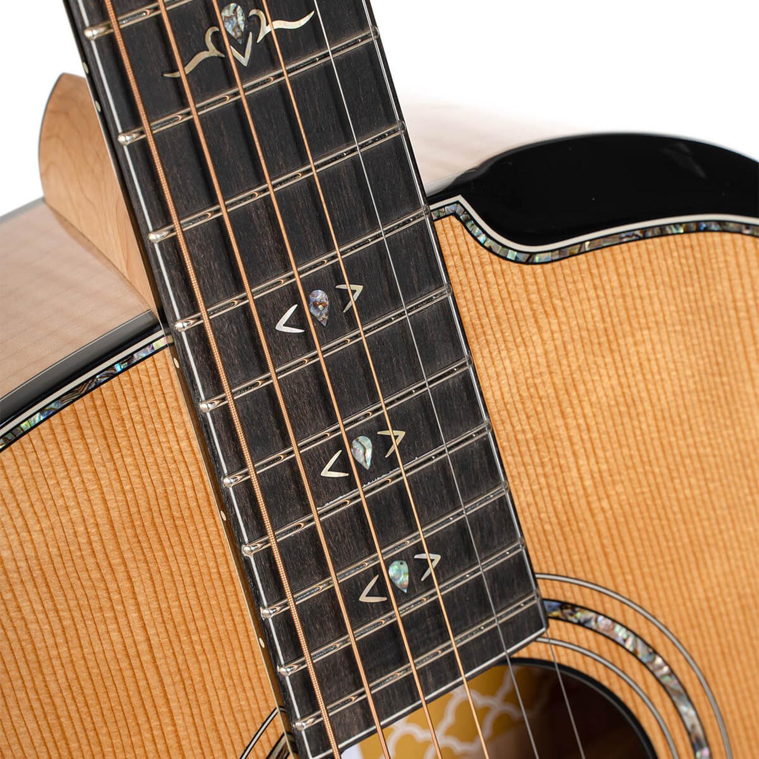 Cort Electro Acoustic Guitars Cort Gold-Passion 6 String Electro Acoustic Guitar with Case - Natural Glossy