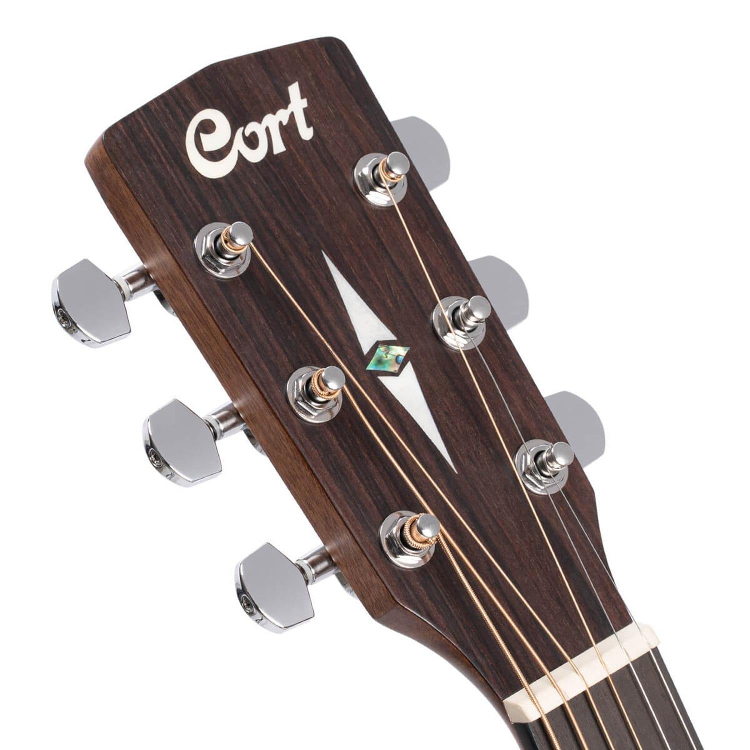 Cort Electro Acoustic Guitars Cort MR500E Dreadnought Cutaway Electro Acoustic Guitar #color_open-pore